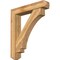 Ekena Millwork Imperial Craftsman Rough Sawn Bracket w/ Offset Brace, Western Red Cedar, 8"W x 42"D x 48"H BKT0806X42X48IMP04RWR - alternate 1